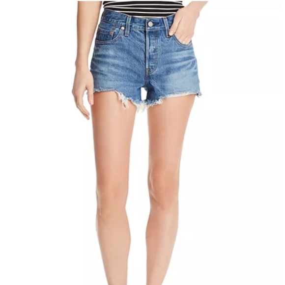 Levi's Pants - Levi's 501 Cutoff Denim Shorts in Indigo Ave
